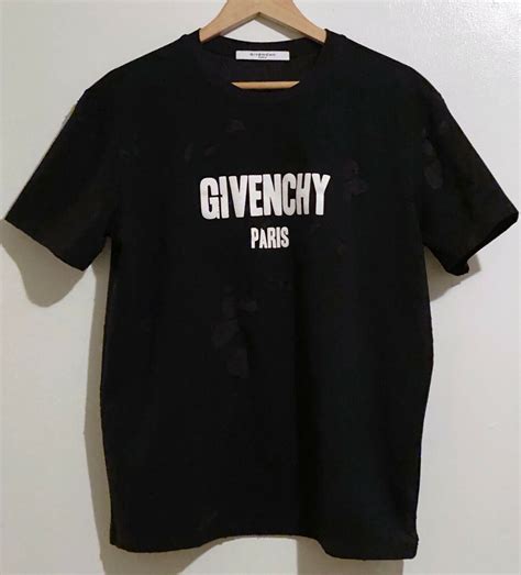 givenchy shirt star|Givenchy distressed t shirt.